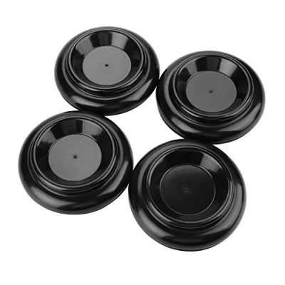 Image of 4Pcs Piano Foot Pads, Plastic Pianos Caster Cups Non Slip Anti Noise Shoes Leg Pad for Vertical Upright