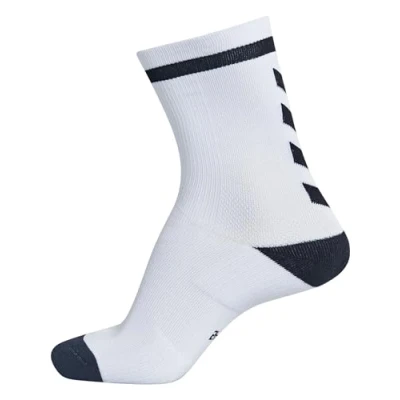 Image of hummel Unisex Elite indendørs sok lav Socks White/Black, 39 42 EU