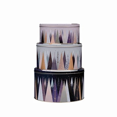 Image of Sara Miller Frosted Pine Set of 3 Cake Tins