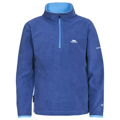 Image of Trespass Boys&#039; Etto At100 Microfleece, Blue, Size 2 3 UK