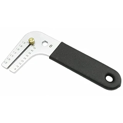Image of CyclingDeal Bike Bicycle Disc Brake Rotor Truing Alignment Fork Wrench Tool Adjustable Slot Depth
