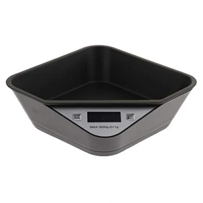 Image of SM SunniMix Multi Function Pet Digital Scale Measure Small dog Animals Weight Accurately, Precision, Black