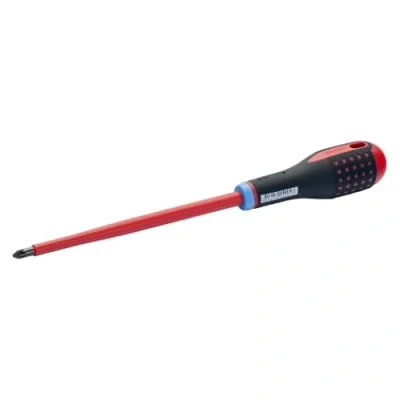 Image of Bahco Ergo VDE Insulated Pozi Screwdriver PZ1 x 80mm