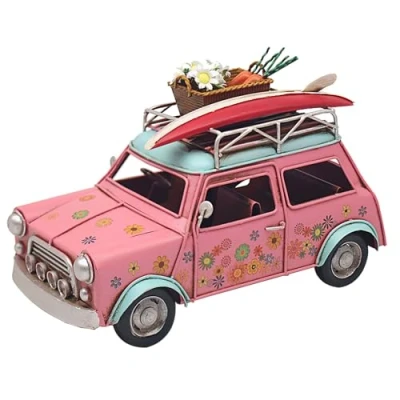 Image of Lesser &amp; Pavey Ornament, Vintage Car Floral, One Size