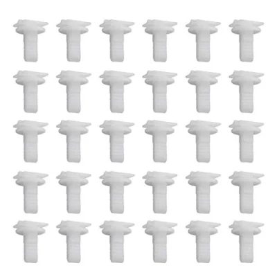 Image of Create idea 30pcs Car Interior Panel Trim Mounting Clips Moulding Fasteners Retainers White W702412S300 6877869 Compatible with Focus C Max Mondeo