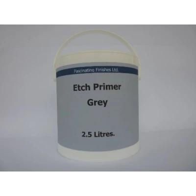 Image of 1 x 2.5lt Grey Etch Primer Paint Galvanised Steel Aluminium MetalF