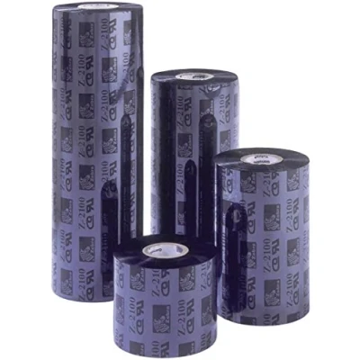 Image of Zebra ZipShip 2300 3652583000 Thermal Transfer Roll Label Printer Wax 64 mm 74 m Black Pack of 12 02300GS06407