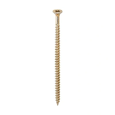 Image of TIMCO Solo Chipboard &amp; Woodscrews Gold 4.0 x 80 Box of 200