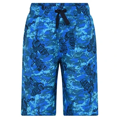 Image of LEGO Boy&#039;s Ninjago Jungen Badeshort UPF 50+ Sonnenschutz LWAlex 305 Board Shorts, 593 Bright Blue, 122
