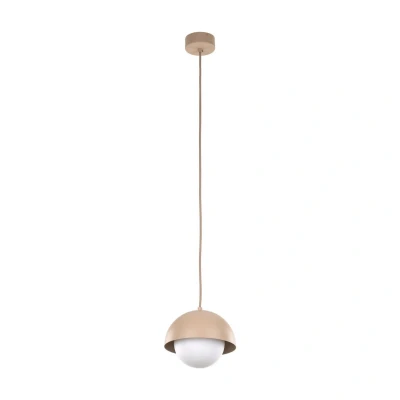 Image of Bono Dome Pendant Ceiling Light Brown 1xG9 LED