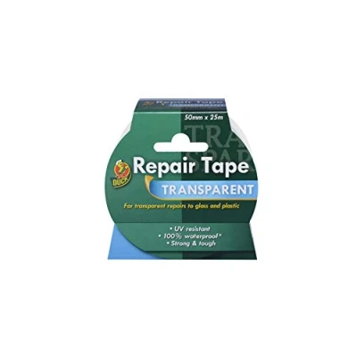 Image of Duck Tape Transparent Repair ,Clear, Strong, Repair, High Strength Adhesive 50mm X 25m
