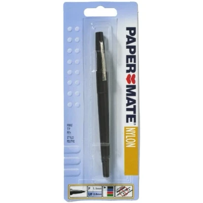 Image of Paper Mate Nylon Flair Original Black Ball Pen