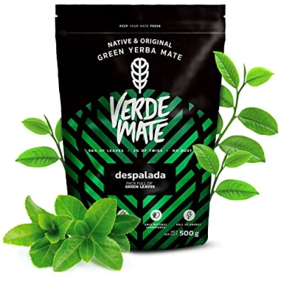 Image of Verde Mate Green Despalada 500g, Yerba Tea from Brazil, Unsmoked, Vegan, Gluten free
