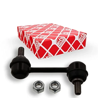 Image of F15128170 Anti roll bar link FEBI BILSTEIN 33914 Rear Axle Left, Right 85mm M10 x 1,25 BMTS Turbo NEW with nuts Steel silver MAZDA: MX 5 3
