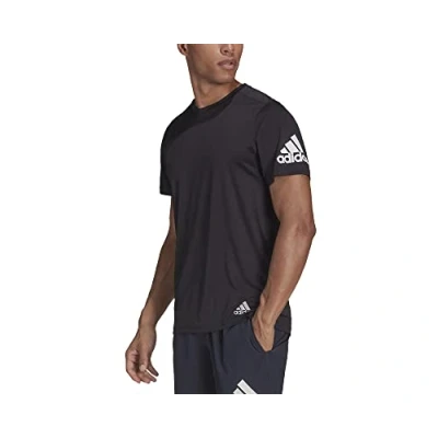 Image of adidas Performance RUN IT Sports Tshirt, Men&#039;s, Size: Small, Black