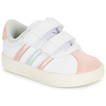 Image of adidas VL COURT 3.0 CF I girls&#039;s Children&#039;s Shoes (Trainers) in White