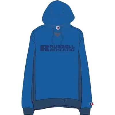 Image of Russell Athletic E16242 PT 582 HOODY Sweatshirt Men&#039;s PORT Size M