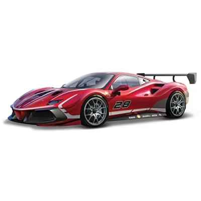 Image of Bburago B18 36309 FERRARI RACING 488 CHALLENGE EVO 2020 Super Car Cheong, Model, Sport, pre built, Red