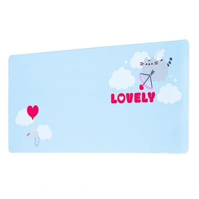 Image of Grupo Erik Pusheen Love Collection Mouse Mat Desk Pad 31.5&quot; x 13.78&quot; Non Slip Rubber Base Pad, Gaming Keyboard Gifts Cat