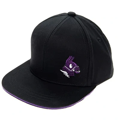 Image of FORTNITE Baseball Cap for Boys, Quality Made Boys Hat and Fitted Cap, Flatbrim with Sleek Design, Purple / Black, One Size