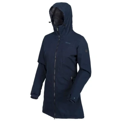 Image of Regatta Ash Voltera II Waterproof Insulated Hooded Heated Walking Parka Jacket Size 14