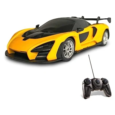Image of Mondo MC Laren Senna Radio Controlled Vehicle, Color: Yellow/Orange, 63644