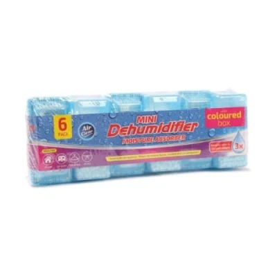 Image of Dehumidifier for Home Damp Kitchen Wardrobe Office Caravan Garage Bathroom Basement Air Purifier (Pink Mini Box Unscented 200ml, 12 Pack)