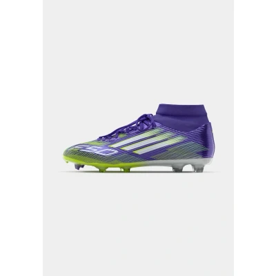 Image of adidas Performance F50 League FG/MG Football boots firm ground, Men&#039;s, Size: 6, Purple rush/footwear white/lucid lemon shoes