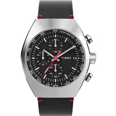 Image of Timex Men Analog Quartz Watch with Leather Strap TW2W50000VQ