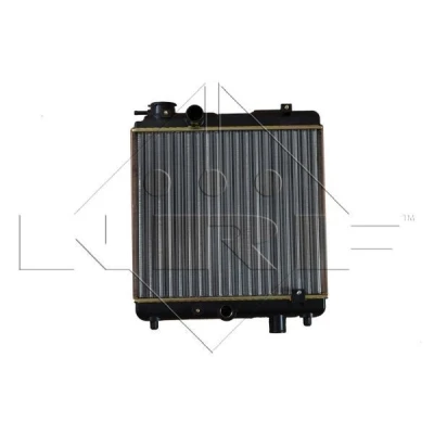 Image of SE141117000A Engine radiator NRF 58659 Aluminium 360mm 310mm 34mm Mechanically jointed cooling fins FIAT: Panda I Hatchback, SEAT: Marbella Hatchback