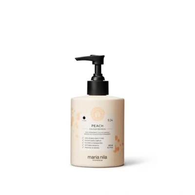 Image of Maria Nila Colour Refresh, Peach 300 ml, Hair Mask, Semi Permanent Pigments, 100% Vegan &amp; Sulfate/Paraben free