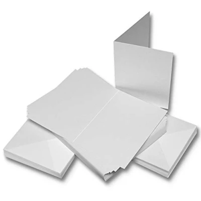 Image of Craft UK 2364 C7 White Card &amp; Envelopes Pack of 50