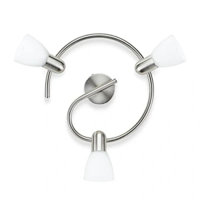 Image of Philips E14 Essentials Burlap Spot Bar/Tube Light, Nickel