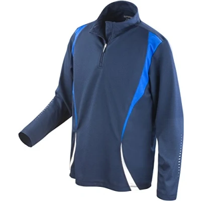 Image of Spiro Men&#039;s Trial Training Tops Navy/Royal/White, Large