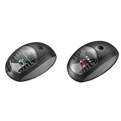 Image of Talamex LED Navigation Light Assembly Set (Bb + Stb) Black