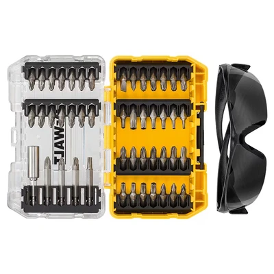 Image of DEWALT 47PC Screw Driving Set + Safety Glasses