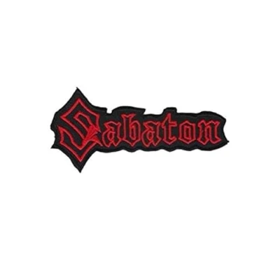 Image of Sabaton Red Power Metal Band Patch Badge Embroidered Iron on Applique Accessory