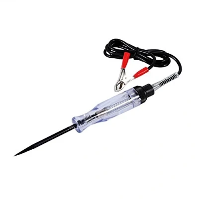 Image of Qiilu QL00456 Auto 6V 12V 24V DC Car Truck Voltage Circuit Tester Test VoltMet Long Probe Pen Light Bulb