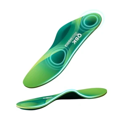 Image of QBK Orthotic Insoles for Flat Feet, Arch Support Inserts, Relieve Plantar Fasciitis, Metatarsalgia, Achilles Tendonitis, Heel Spurs, Size XL