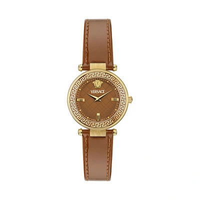Image of Versace Reve WoMens Brown Watch VE8B00124 Leather (archived) One Size