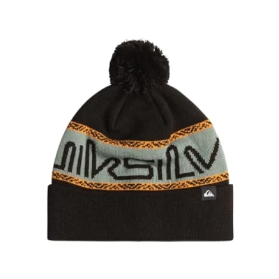 Image of Quiksilver Summit Beanie Beanie, Men&#039;s, Size: One Size, Black