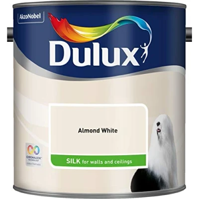 Image of Dulux 500007 Du Silk Paint, 2.5 L Butter Biscuit