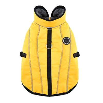Image of Puppia Expedition Pet Coat, Large, Yellow