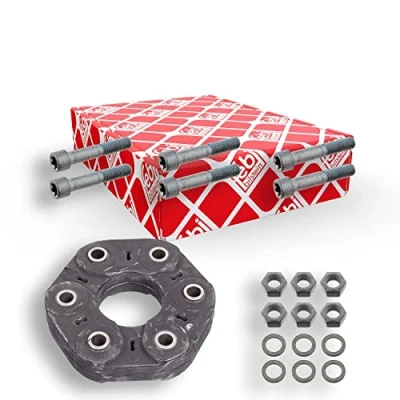 Image of 2224110115, 2224110115S1, A2224110115, A2224110115S1 Drive Shaft Coupler FEBI BILSTEIN 104551 150mm with bolts/screws, washers nuts
