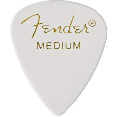 Image of Fender 351 Shape Classic Picks (12 Pack) for electric guitar, acoustic mandolin, and bass, Medium, 0980351880