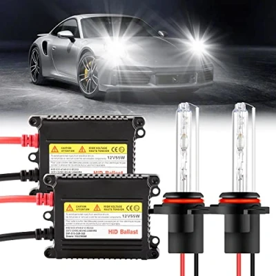Image of Chemini HB3 9005 HID Xenon Kit 55W 6000K White For Car High/Low Beam Replace Headlight of Bulb or Halogen Lamp 12V 1 Set