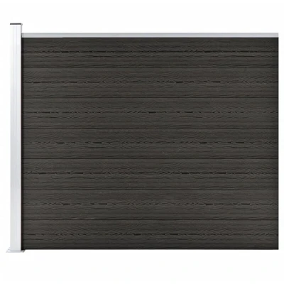 Image of vidaXL Fence Panel WPC 175x146 cm Grey