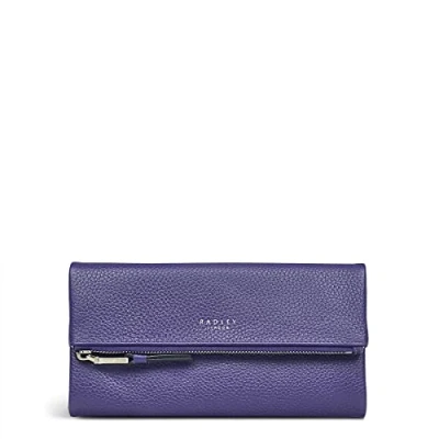 Image of RADLEY Purse Large Leather Flapover Coleman Street (Indigo)