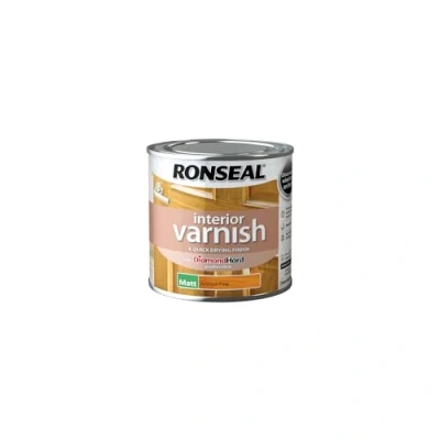 Image of Ronseal RSLIVMAP250 250ml Quick Dry Matt Interior Varnish Antique Pine