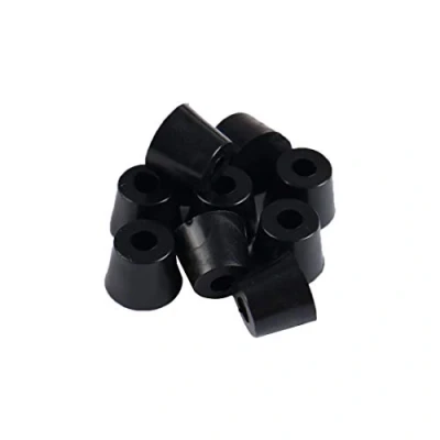 Image of sourcingmap 10pcs Rubber Feet Bumpers Furniture Table Amplifier Speaker Cabinet Leg Pads, D16x13xH13mm